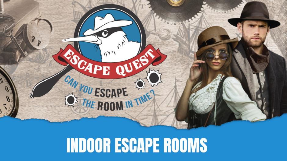 Step back in time to New Zealand's 1860s and 70s gold rush era with Escape Quest's immersive escape room experience! 